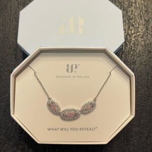 BP original collection necklace, pink ice crystal, jewelry reveal, RBP8324